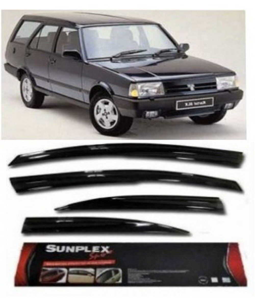 CAM RÜZGARLIK 4'LÜ TOFAŞ KARTAL YENİ TİP SİYAH-KALIN KOD:SPS15-1