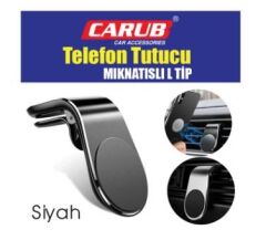 TELEFON TUTUCU L TİPİ HAVALANDIRMA SİLVER CARUB KOD:5901080