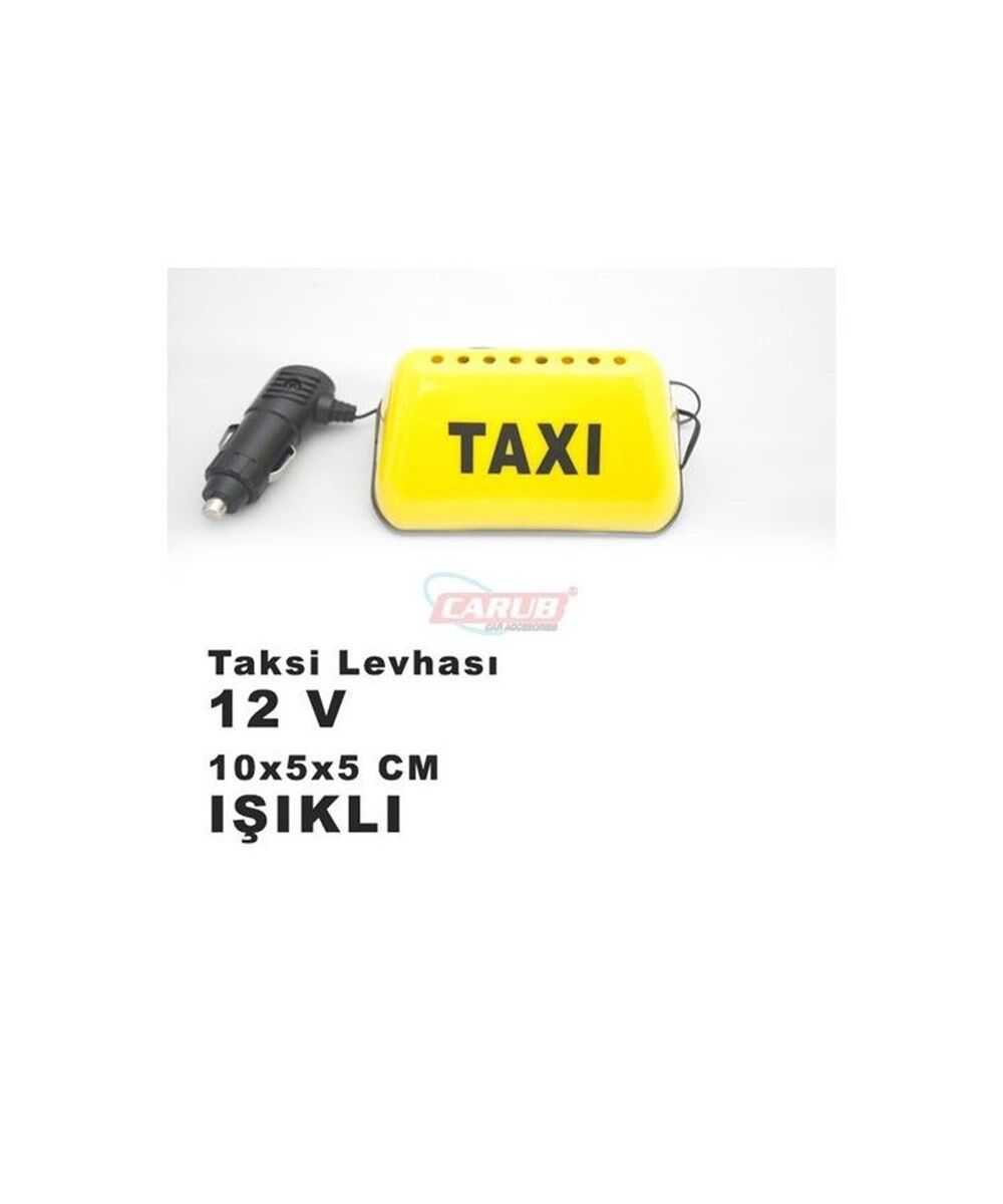 TAKSİ LEVHASI 12V 10X5X5CM IŞIKLI KOD:5760101