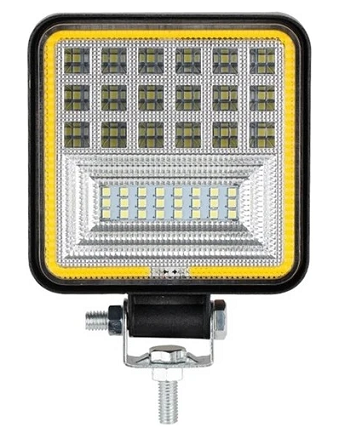 ÇALIŞMA LAMBASI 42 LED SARI ÇERÇEVE KOD:9917