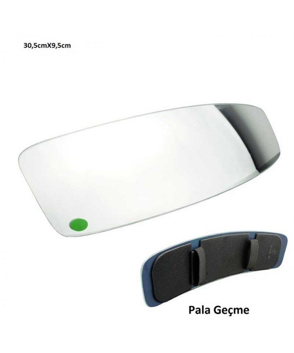 İÇ DİKİZ AYNASI PALA GEÇME-1 LASTİKLİ 31.5X10 CM KOD:554040