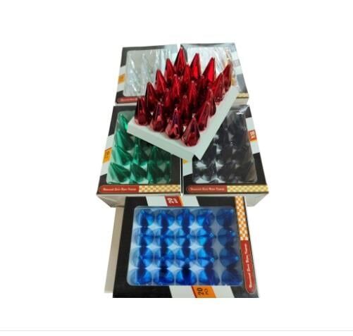 BİJON  KAPAĞI 17'' SİVRİ KROMLU YEŞİL KOD:B-144