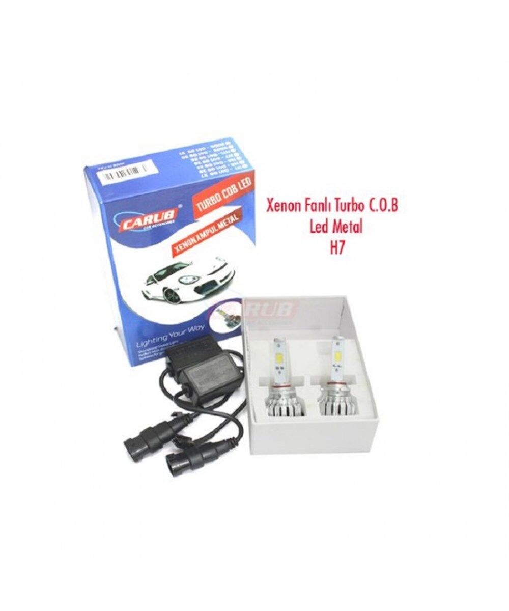 CARUB FANLI COB TEKNOLOJİ TURBO H7 METAL SET KOD:0410926