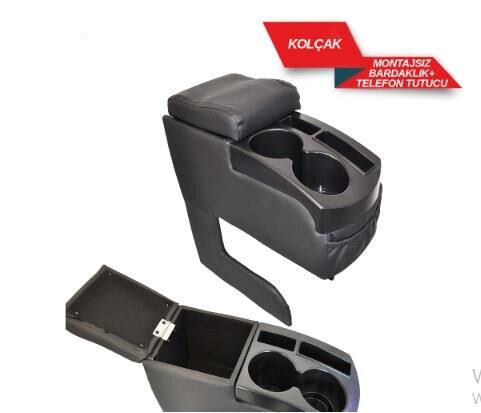MONTAJSIZ KOLÇAK BARDAKLIK TELEFONLU SİYAH 4705723