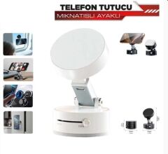TELEFON TUTUCU MIKNATISLI AYARLI BEYAZ KOD:5901089